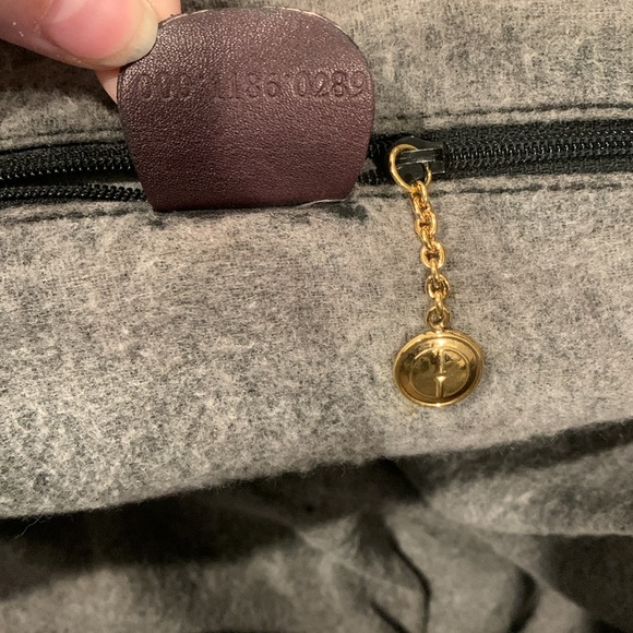 Gucci Eggplant and bamboo handle purse bag. - Picture 7 of 10